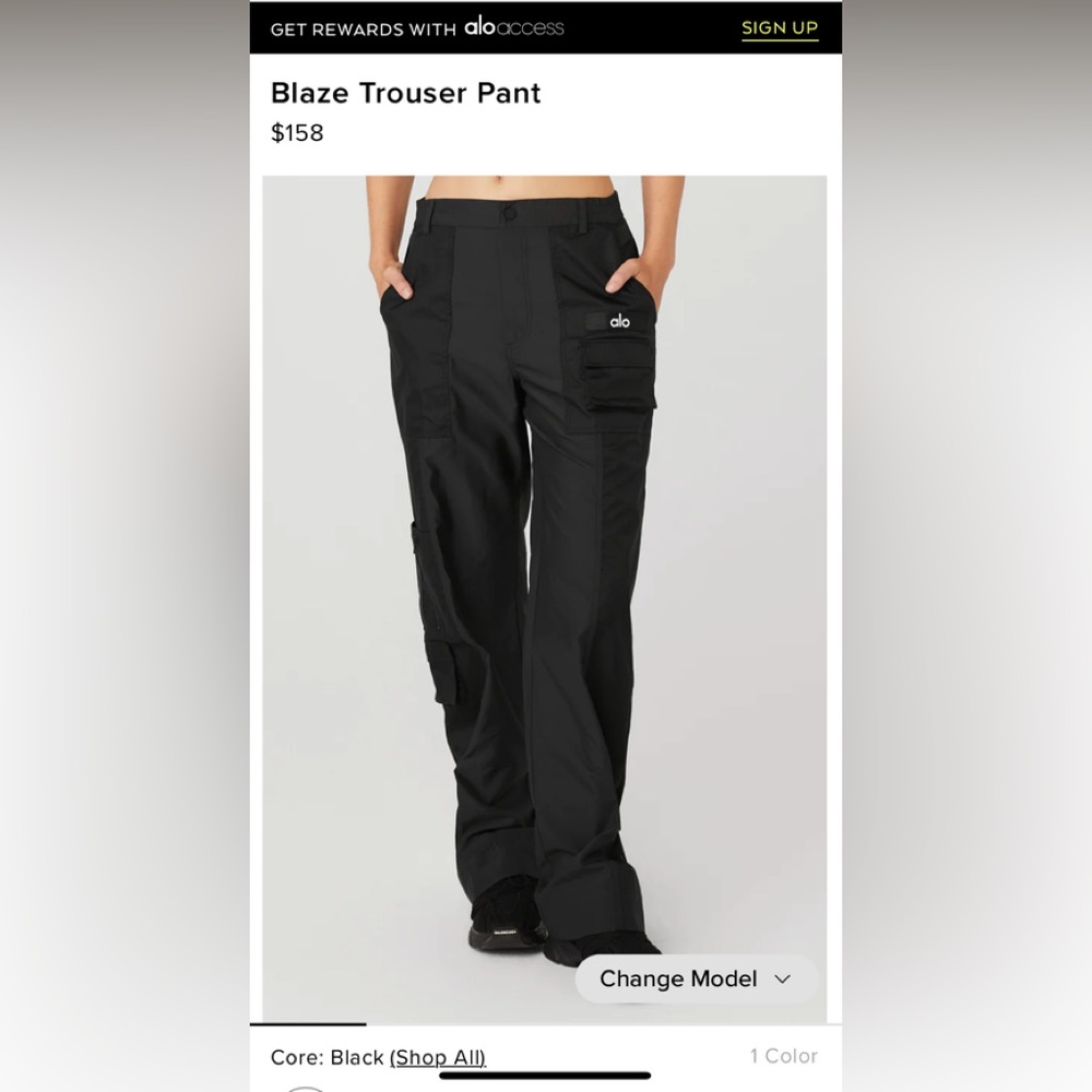ALO blaze trouser pants